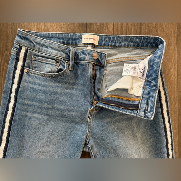 Driftwood Kelly Side Stripe Jeans Size 29 - Picture 6 of 10